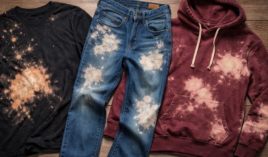 Çamaşır suyu lekesi kabus olmasın: İşte en etkili tüyolar