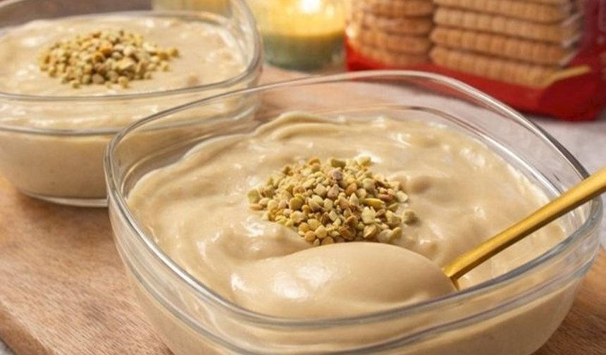 Sosyal medyada viral olan bebe bisküvili puding tarifi
