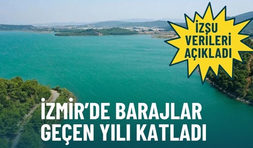 İZSU verileri açıkladı: İzmir’de barajlar geçen yılı katladı