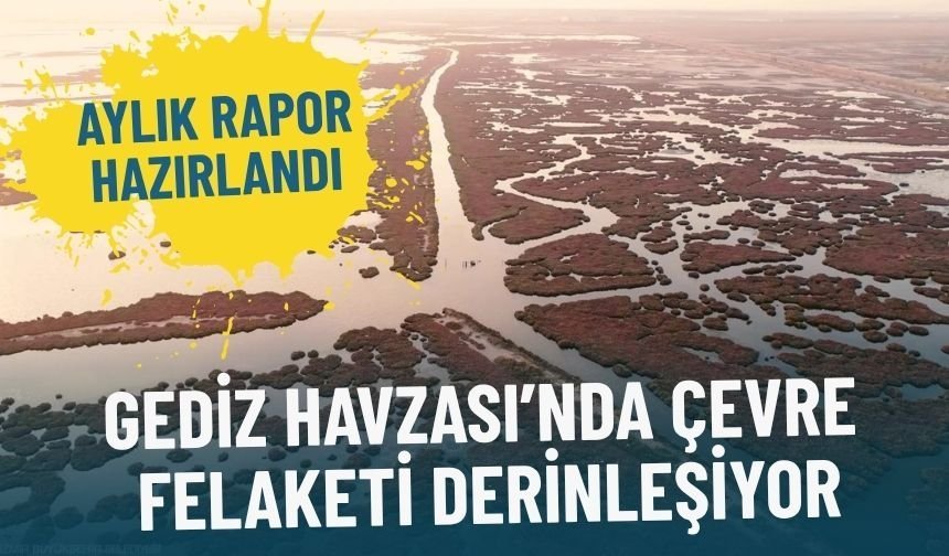 Gediz Havzası’nda çevre felaketi derinleşiyor