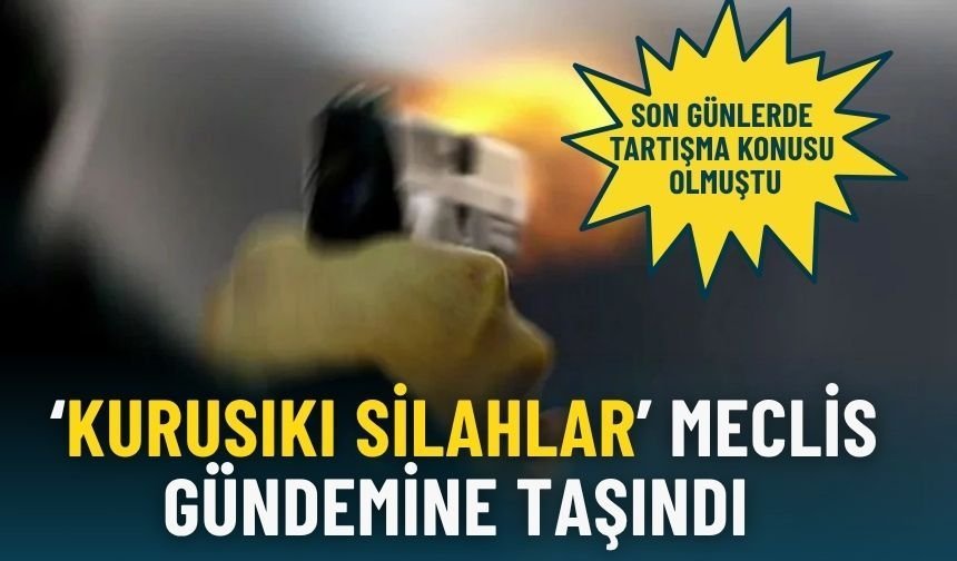 CHP’li Türeli'den Bakan Gürlek’e ‘kurusıkı silahlar’ soruları