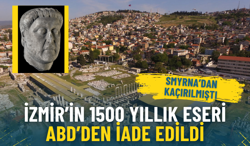 Smyrna’dan kaçırılmıştı: İzmir’in 1500 yıllık eseri ABD’den iade edildi