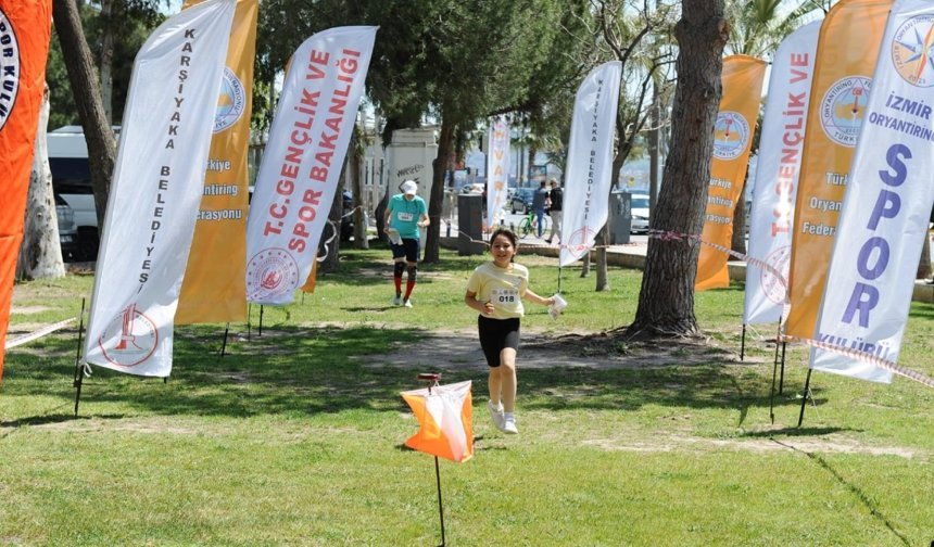 Karşıyaka’da oryantiring rüzgarı: Bayram coşkusu sporla taçlandı!
