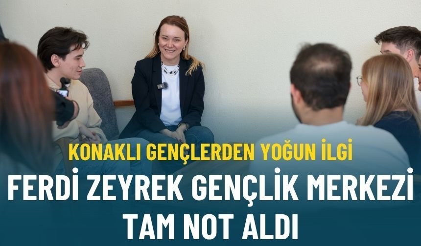 Konaklı gençlerden yoğun ilgi: Ferdi Zeyrek Gençlik Merkezi tam not aldı