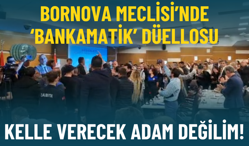 Bornova Belediye Meclisi'nde ikinci gerginlik: Tartışma durdurulamadı, toplantı sonlandırıldı