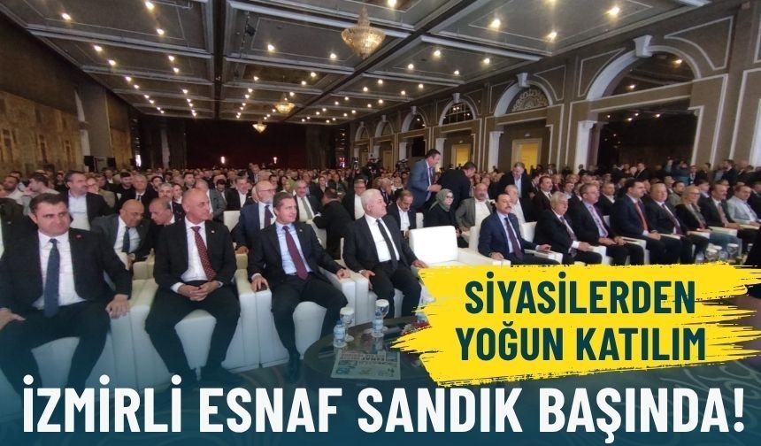 İzmirli esnaf sandık başında!