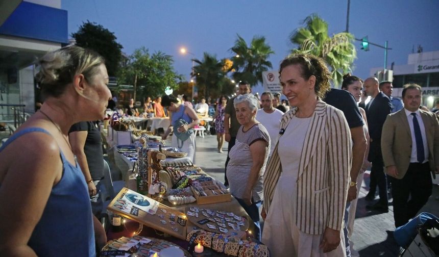 Karşıyaka'da Kadın Emeği Gece Pazarı yarın başlıyor