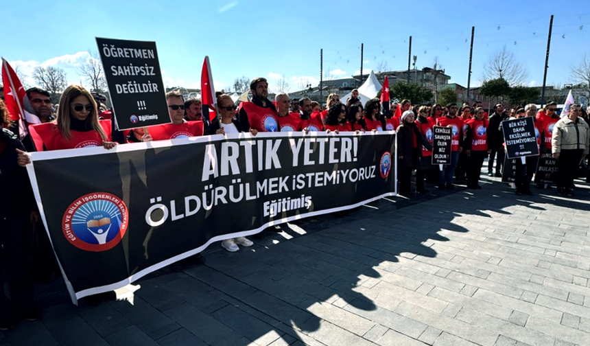 ‘Okulda ölmek istemiyoruz’ demişlerdi: Soruşturma açılan Eğitim-İş’ten Bakan Tekin’e tepki