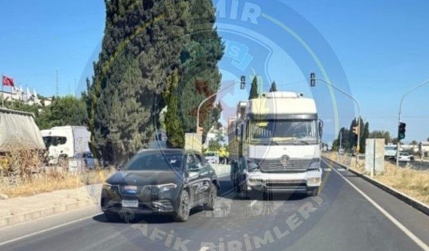 İzmir- Aydın otoyolunda kaza: Trafik Birimleri sürücüleri uyardı
