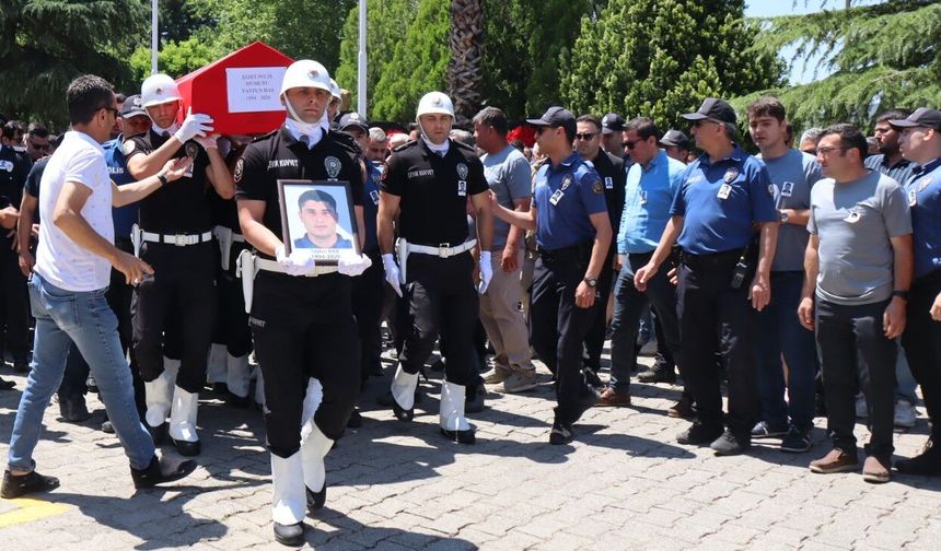 KADES ihbarına müdahalede yaşamını yitirmişti: Polis memuru Tayfun Baş'a veda