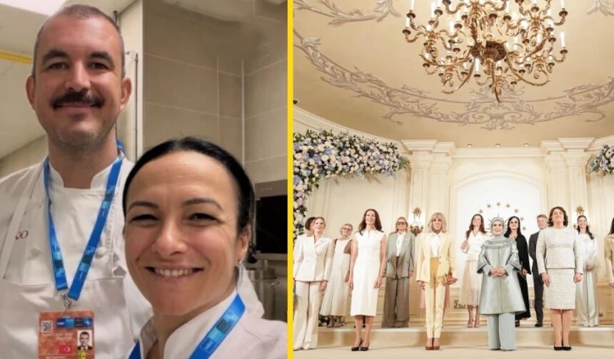First Lady'lerin masasını İzmirli şef hazırladı