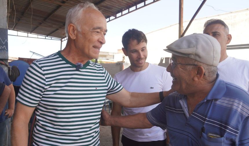 Seferihisar’da esnaf taleplerini Başkan Vekili Fuat Gümüş’e anlattı