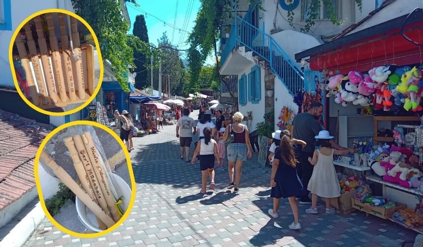 Şer-i müdahale, sela okuyucu, ayıktırır... İzmir'in turistik köyünde ilginç satış