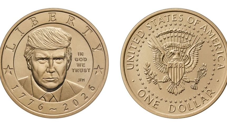 Trump istediğini aldı: 1 dolarlık madeni paraya portresi basıldı!