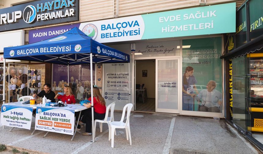Balçova Belediyesi'nden halk sağlığı için örnek çalışma