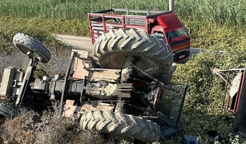 Ödemiş’te feci olay: Traktörün altında kalan bebek yaralandı