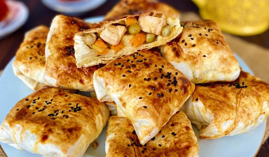 Dışı çıtır, içi bol malzemeli! Talaş böreği tarifi