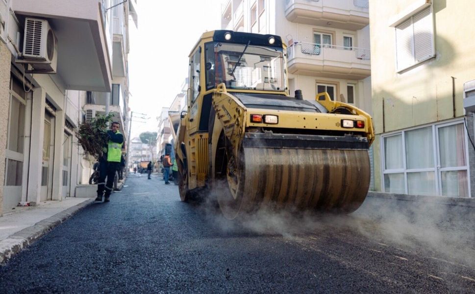 Balçova Belediyesi'nden asfalt yenileme atağı
