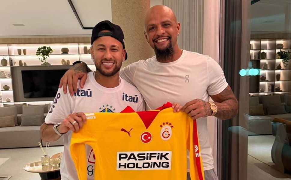 Sosyal medya yıkıldı: Felipe Melo'dan Neymar'a Galatasaray forması!