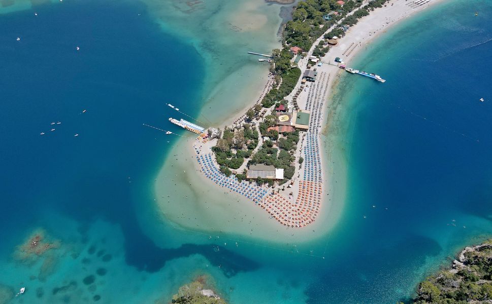 Fethiye Kumburnu Plajı bayramda 18 bini aşkın ziyaretçiyi ağırladı
