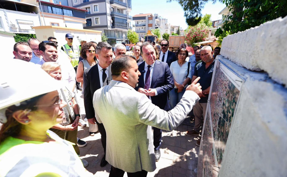 27 yıllık sorun tarih oluyor: Başkan Dutlulu Akhisar’daki altyapı çalışmalarını inceledi