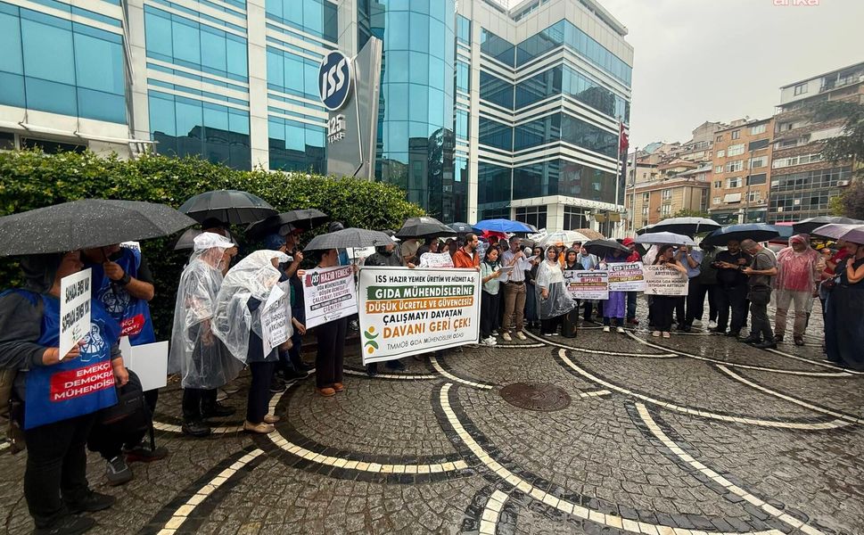 Gıda Mühendisleri ‘Taban ücret’ engelini protesto etti: ISS davayı geri çeksin!