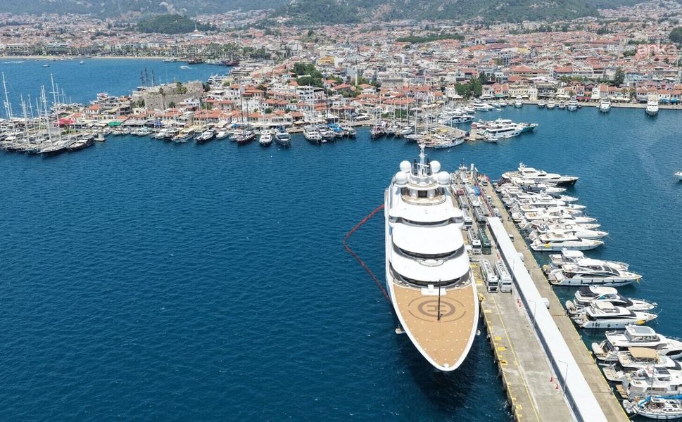 ‘Yüzen Saray’ Marmaris'te: Değeri 500 milyon dolar