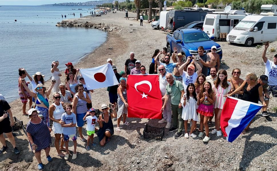 Seferihisar'da bokashi toplarıyla geleceğe temiz bir iz bıraktılar