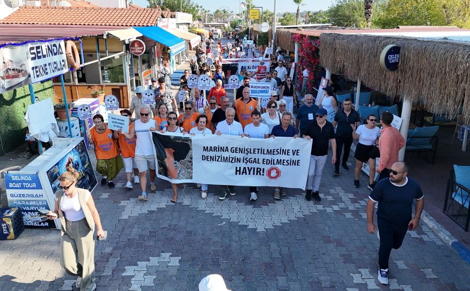 Sığacık’ta marina kapasite artışına tepki: Deniz bizim, Sığacık hepimizin