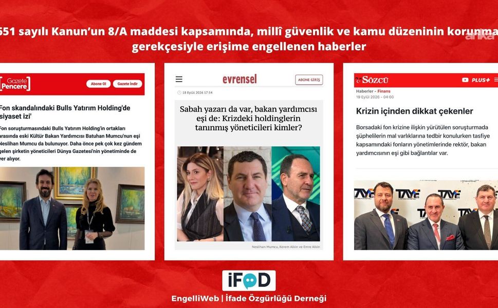 ‘Fon krizi’ haberlerine erişim engeli geldi: Gerekçe; kamu düzeni ve milli güvenlik