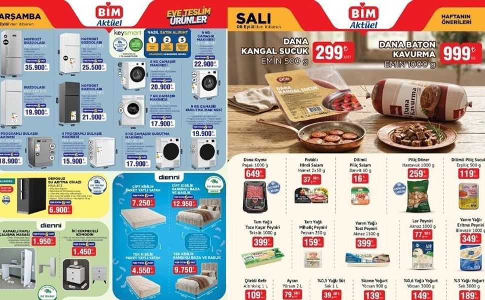 BİM'de bu salı hangi ürünler indirimde? İşte 8 Eylül Salı 2026 BİM aktüel ürünler kataloğu!