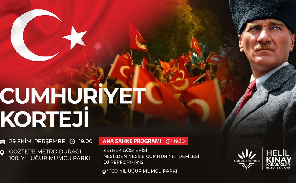 Karabağlar ’da Cumhuriyet’in 103. yılı dört gün boyunca kutlanacak