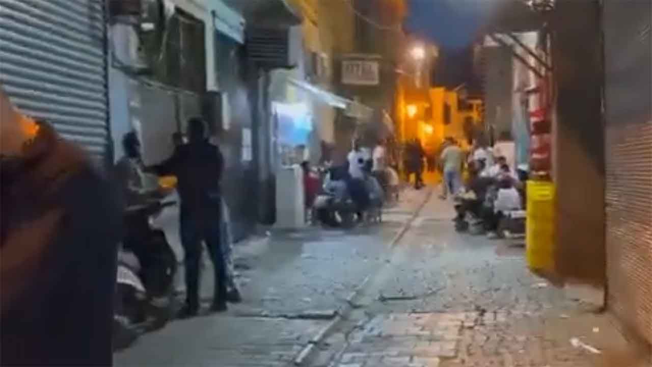 Burası İzmir Basmane! Dikkat çeken görüntü!