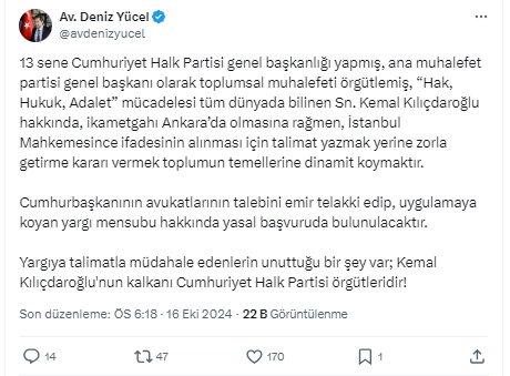 Avukat Deniz Twitter Tutuklama