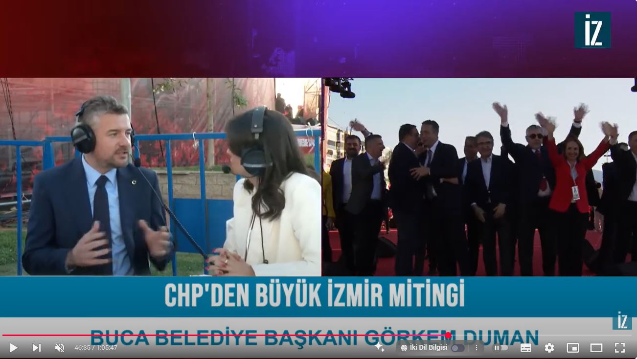 Dumandan Miting Yorumu Izmirli Ekrem Imamogluna Sahip Cikti