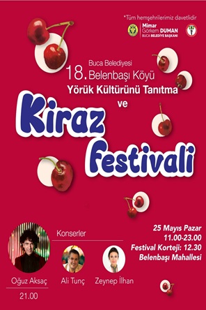 İzmir’de kültür ve eğlence dolu etkinlik: 18. Belenbaşı Yörük Kültürü ve Kiraz Festivali https://www.izgazete.net/izmirde-kultur-ve-eglence-dolu-etkinlik-18-belenbasi-yoruk-kulturu-ve-kiraz-festivali