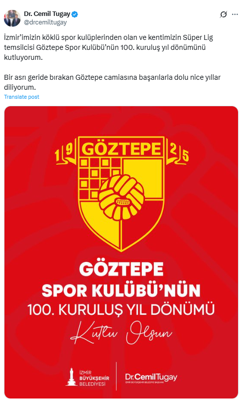Cemil Tugay X Göztepe