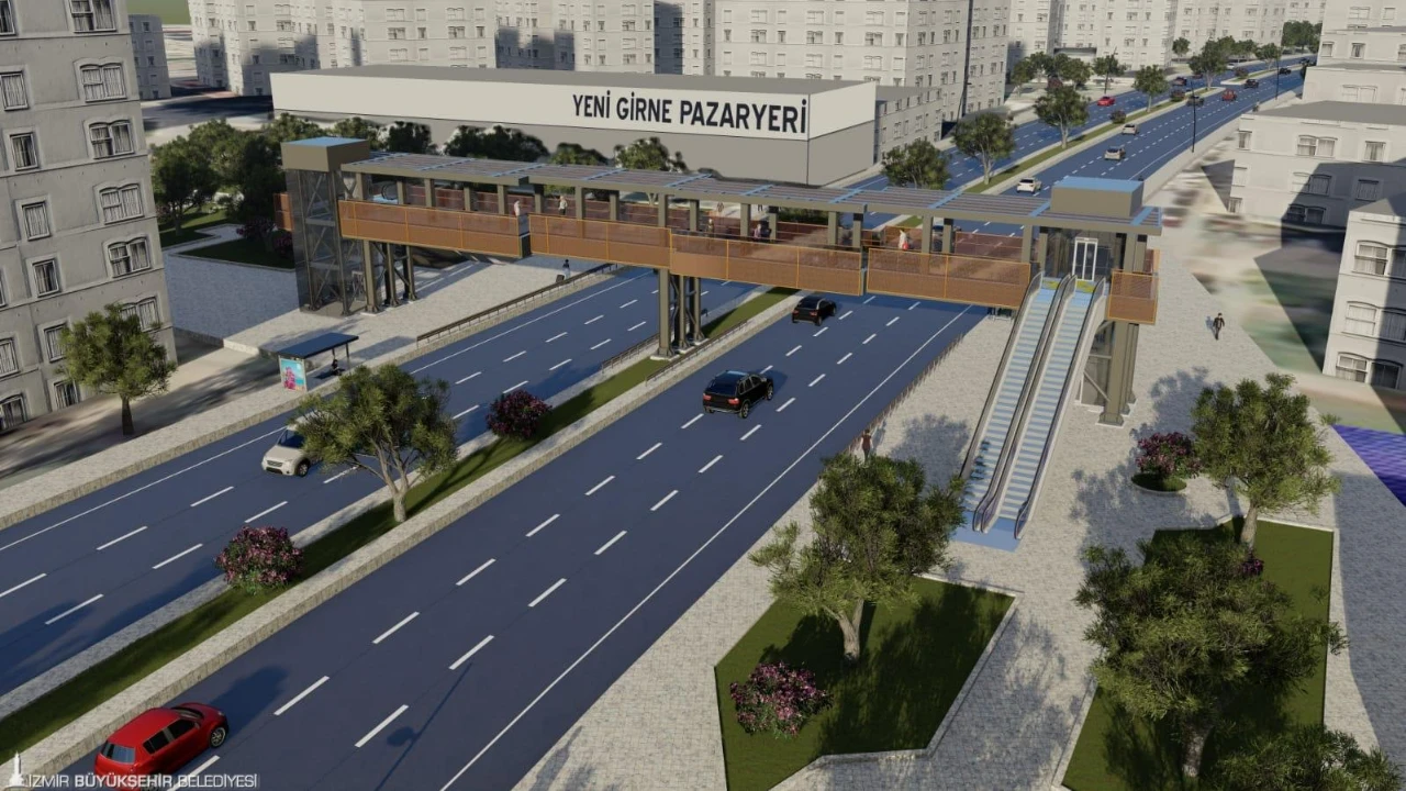 Karşıyaka Yeni Girne Yaya Üst Geçidi