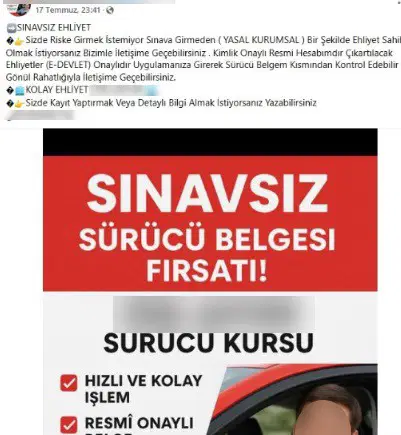 Sosyal Medyada Yeni Tuzak Sinavsiz Ehliyet Oyunlarina Aldanmayin (2)