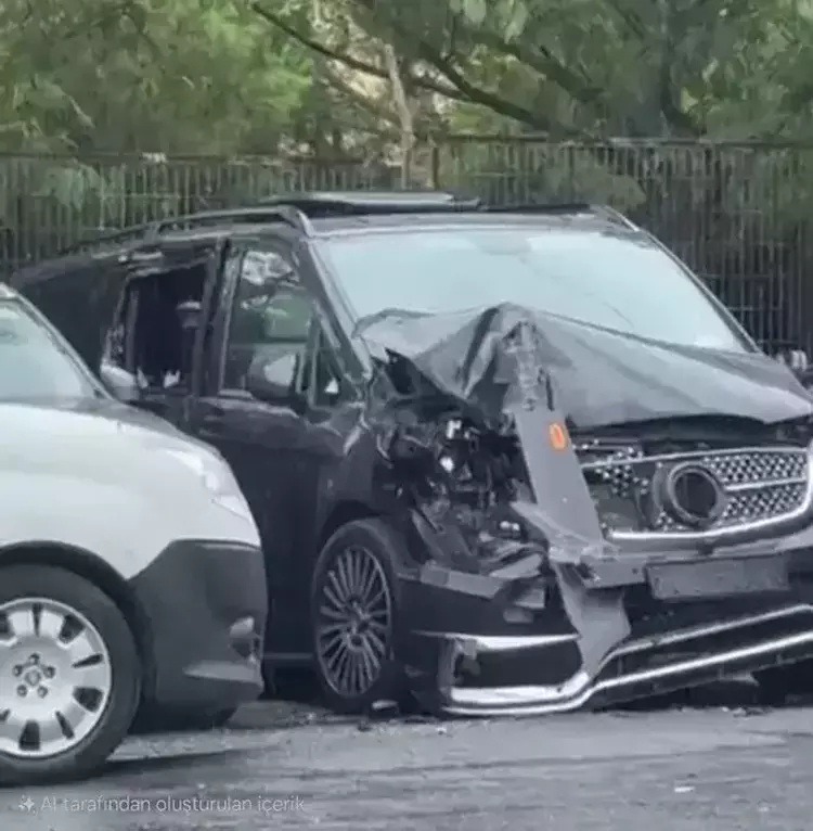 Galatasaraylıların yüreği ağza geldi: Icardi'nin aracı kazaya karıştı