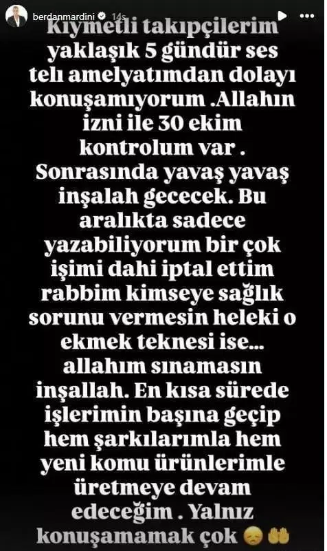 Berdan Mardini ameliyat oldu: Konuşamıyorum https://www.izgazete.net/berdan-mardini-ameliyat-oldu-konusamiyorum