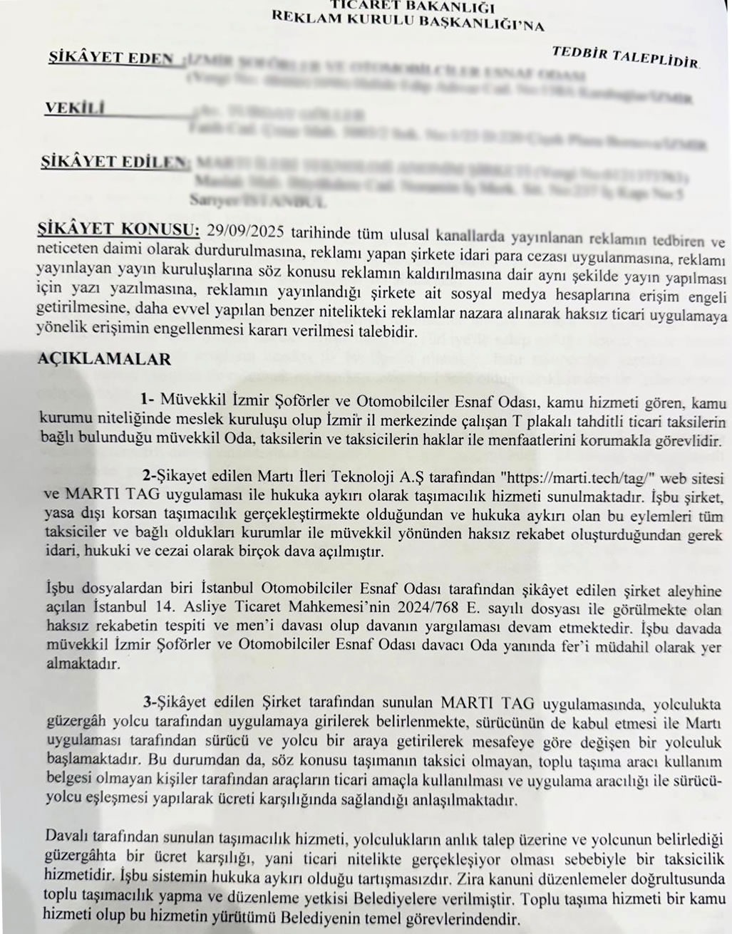 Martı Tag Suçduyurusu