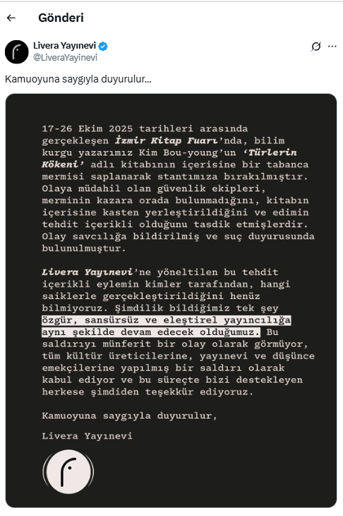 Yayınevi Açıklama