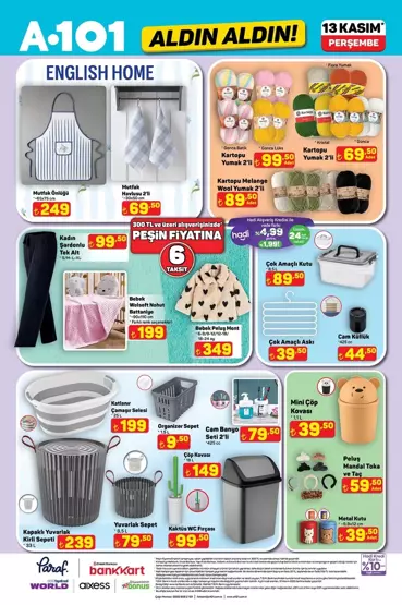 A101'e koltuk ve halı yıkama makinesi geliyor: 13Kasım Perşembe 2025 A101 Aldın Aldın kataloğu açıklandı