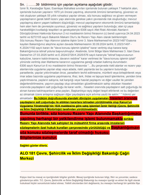 Karabağlar Esentepe’de mahalle halkı diken üstünde:Firma yetki bizde, Bakanlık yetkilendirmedik, belediye çıkın diyor!