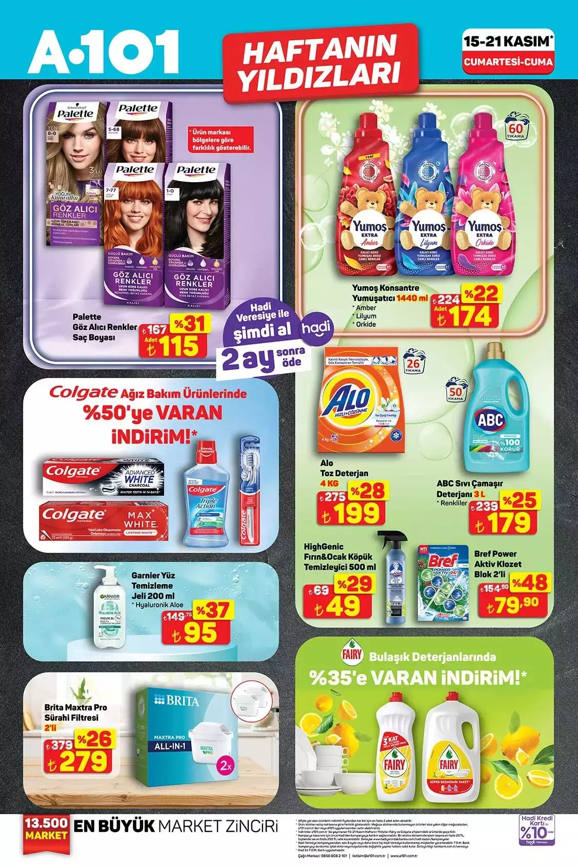 A101 15-21 Kasım Haftanın Yıldızları kataloğu yayınlandı: İşte bu haftanın indirimli ürünleri