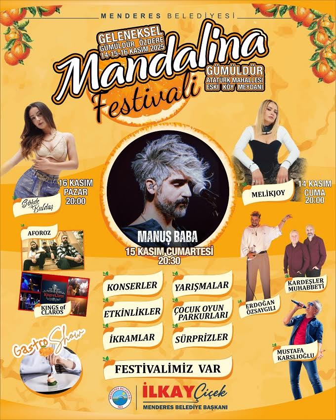 Menderes’te Mandalina Festivali coşkusu