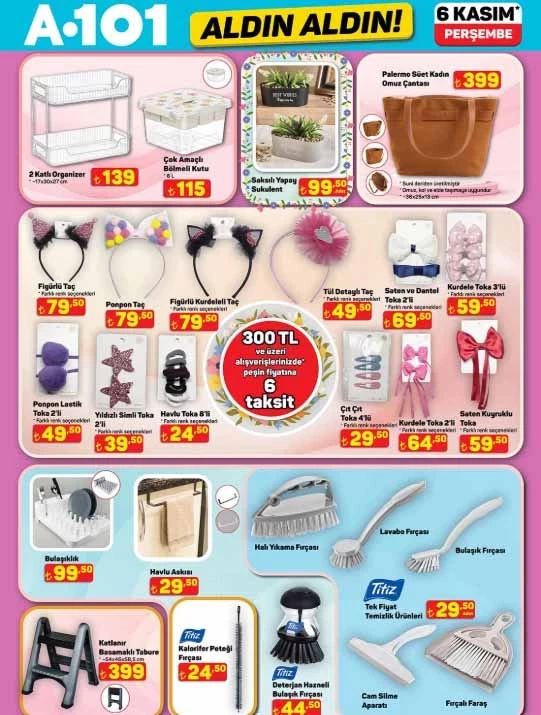 A101'e seramik tabanlı ütü geliyor: 6 Kasım Perşembe 2025 A101 Aldın Aldın kataloğu açıklandı