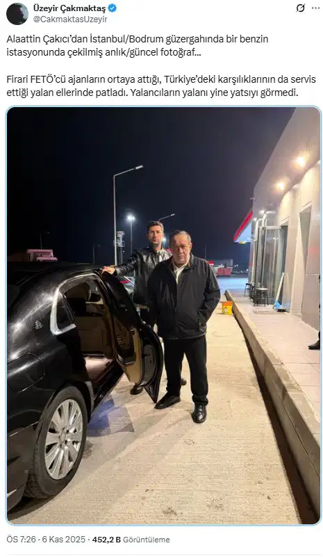 Alaattin Çakıcı Yurt Dışına Mı Kaçtı Fotoğraf Paylaşıldı