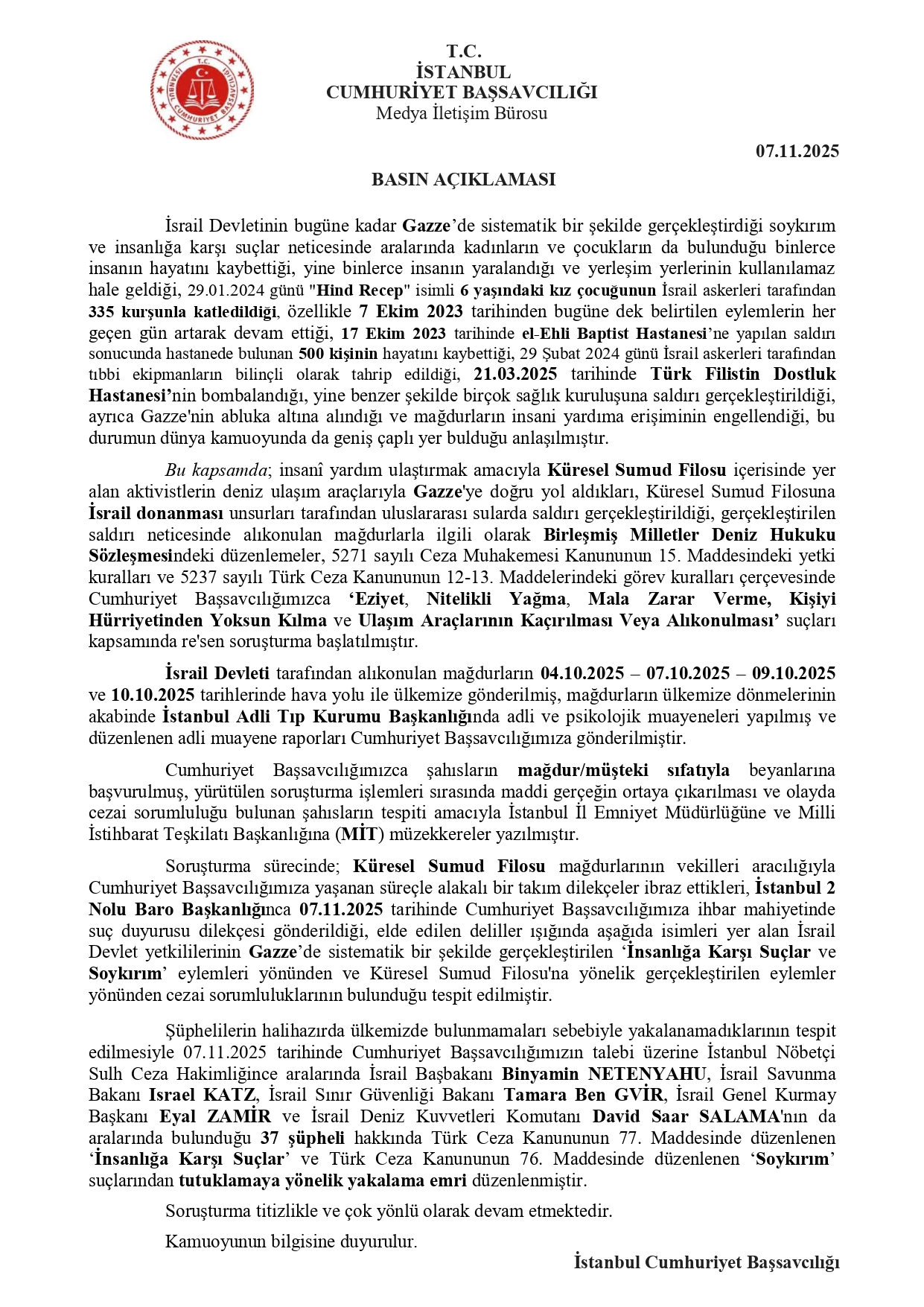 Başsavcılıkaçıklama